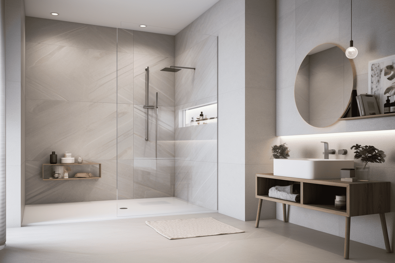 installation douche italienne luxe